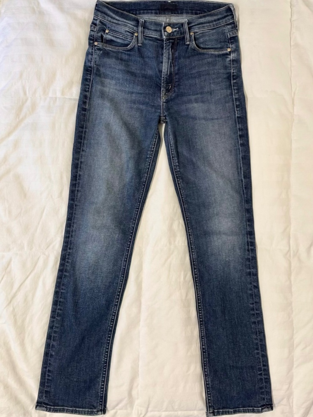 Mother Jeans The Mid Rise Dazzler Ankle in On The Edge 25